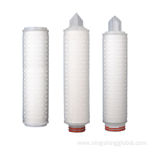 High Flow PP PVDF Pleated Water Filter Cartridge